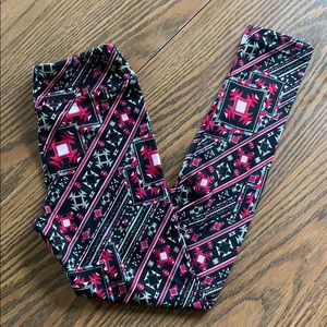 LuLaRoe Tween Aztec Leggings NWOT